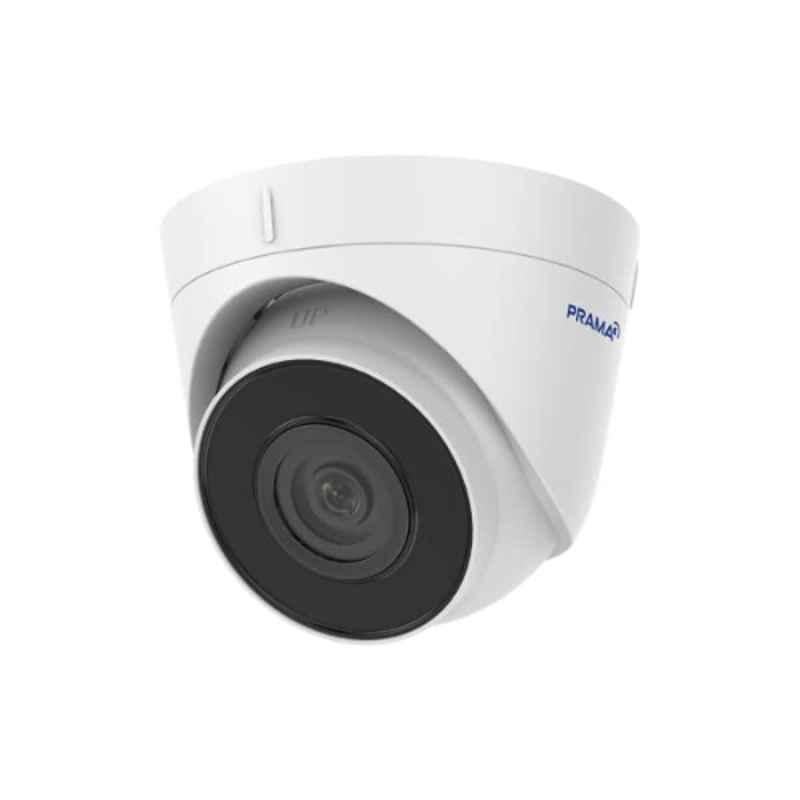 Prama EVteQ 4 MP Fixed Turret Network Dome Camera, PT-NC143D3-ID, NVR Enabled