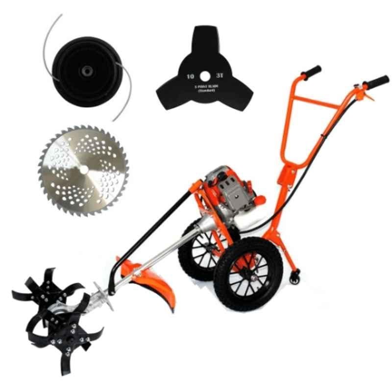 Raider 3HP 63CC 2 Stroke Petrol Engine Mini Power Tiller, RDWB-3HP-T