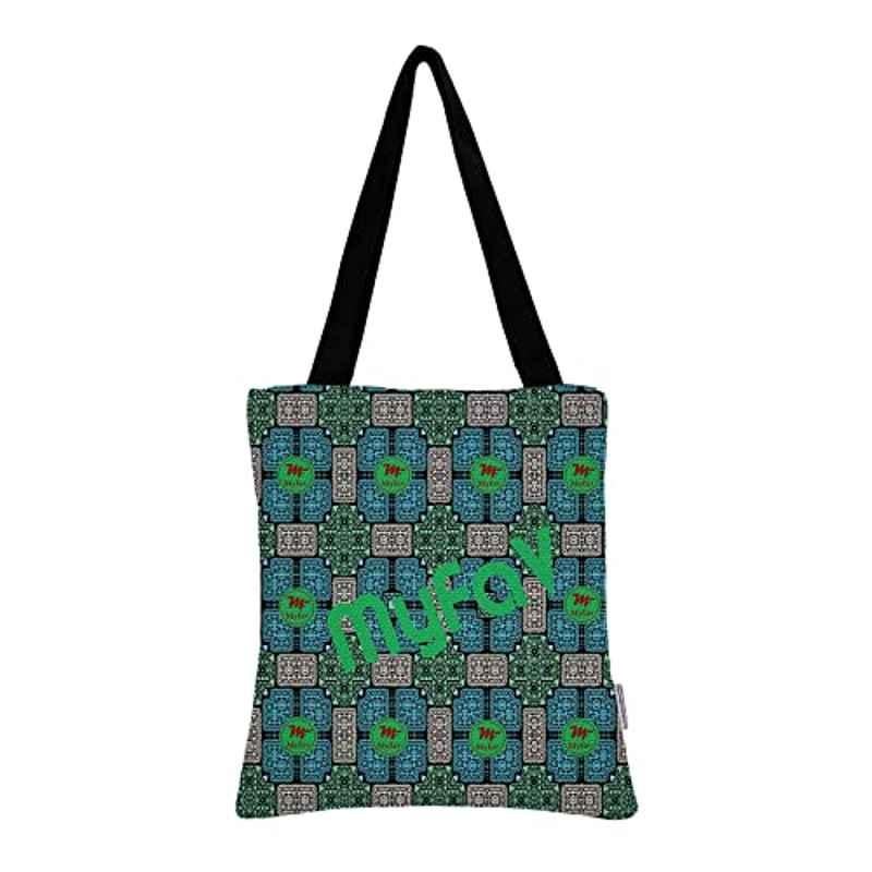 My Fav Cotton Printed Canvas Tote Bag, MFCTB021