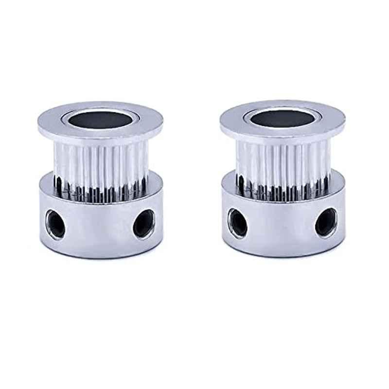 Creality 2 Pcs 8mm Aluminium Timing Pulley Set for Ender-3 3D Printer