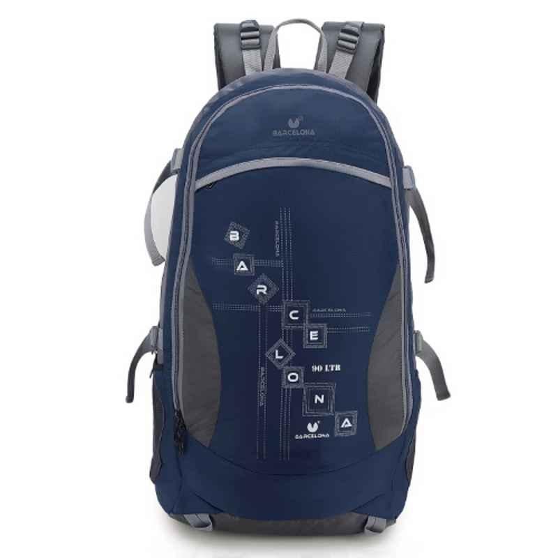 Barcelona 90L Blue Hi Storage Casual Travel Backpack