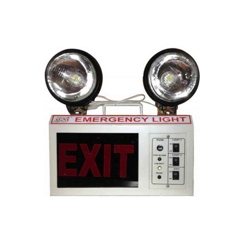 Palex Emergency Light Double Beam With Exit Sign