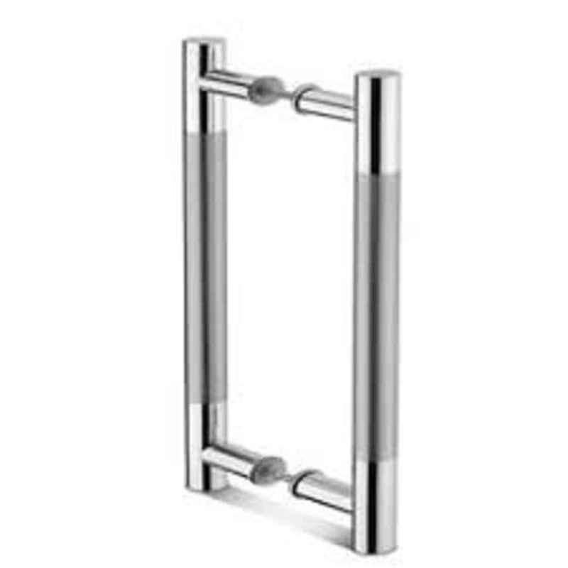 Galaxy 12 inch Stainless Steel Silver H Type Pull Handle Glass Door