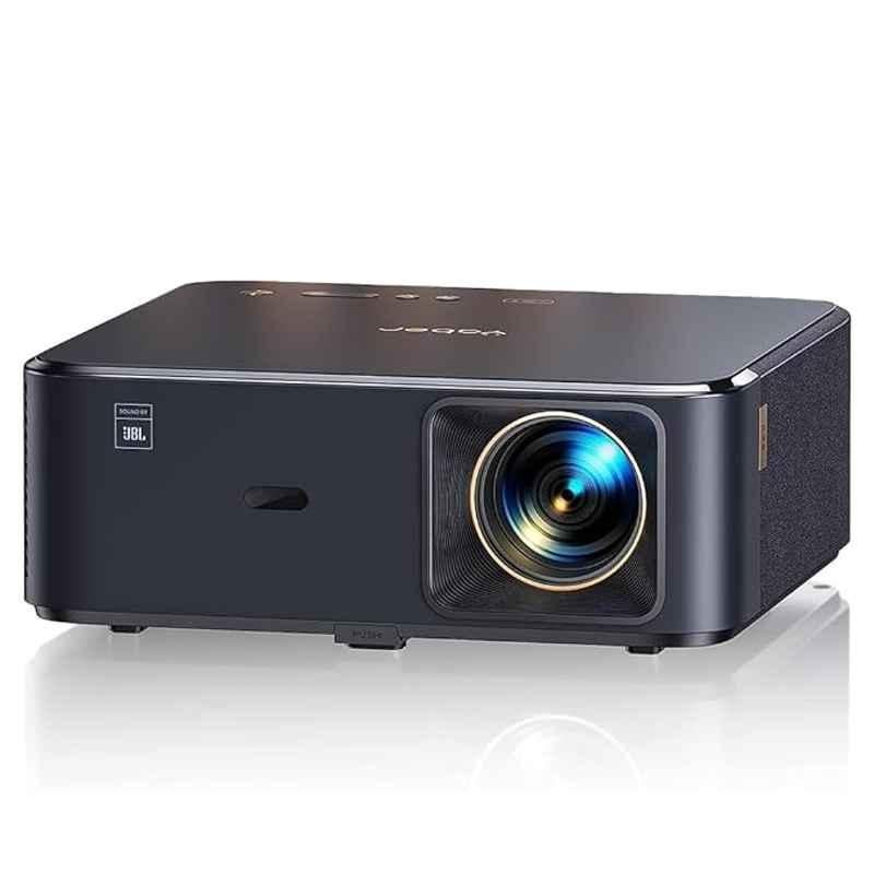 Yaber K2S 800 ANSI Android Movie Projector Native FHD 1080P|4K Support|Android TV|Wi-Fi + Bluetooth|Dolby Audio|Auto Focus|300" Screen|1 Year Warranty