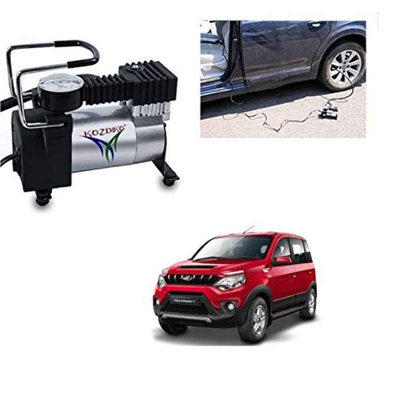 Kozdiko 12V DC Heavy Duty Metal Tyre Inflator for Mahindra NuvoSport, Tyre_Inflator_D129