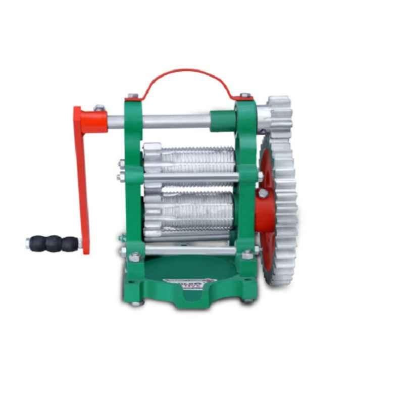 Microactive 8x11x12 inch Cast Iron Small Manual Sugarcane Machine for Home & Commercial Uses