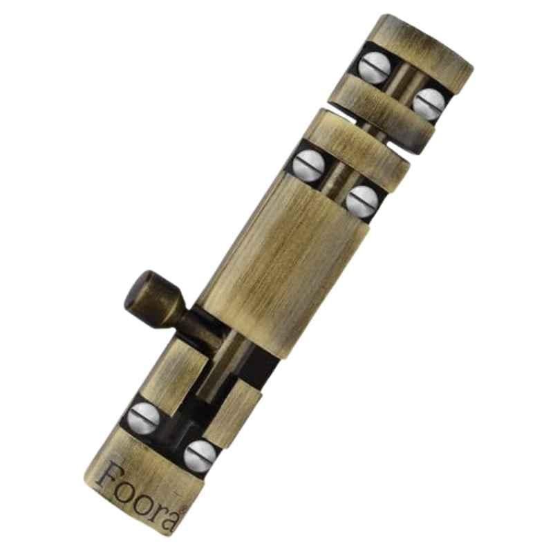 Foora Zaylo 4 inch 202 Stainless Steel Antique Finish Tower Bolt for Door, Window & Gate