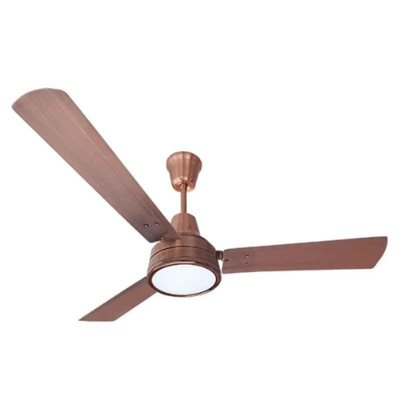 Breezalit Alina 65W Antique Copper Designer Ceiling Fan with Remote, BZ026, Sweep: 1200 mm