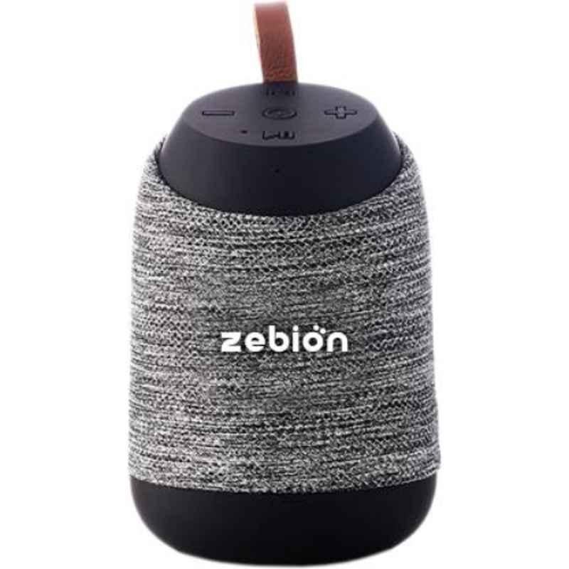 Zebion Sathee Grey 10W Stereo Channel Portable Wireless Bluetooth Speaker
