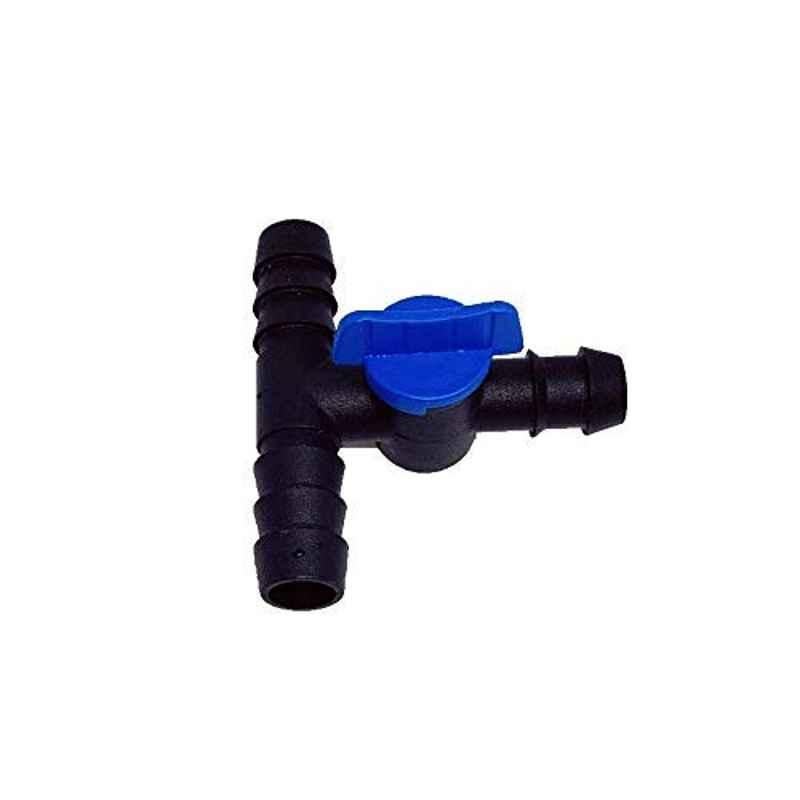 Cinagro 25 Pcs 16mm Plastic Tee Pipe Connector with Tap Set, CIN-DIA-16T-P25