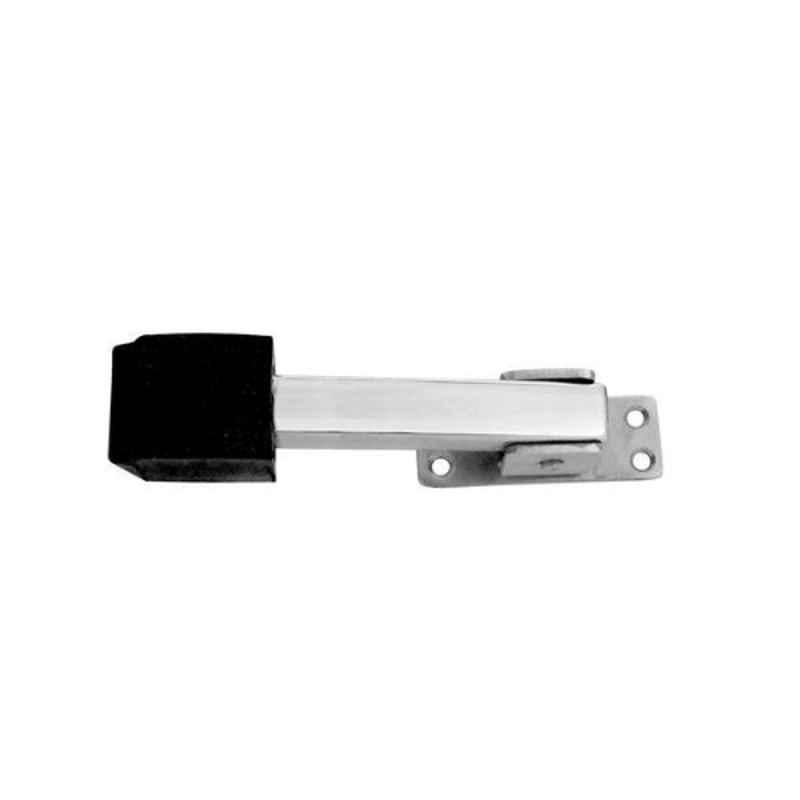 Smart Shophar 5 inch Stainless Steel Silver Akom Door Stopper, SHA40ST-AKOM-SL05-P1 (Pack of 2)