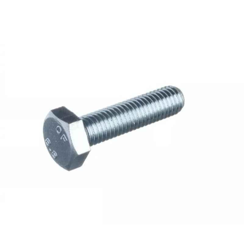 Rpi Shop M5x12mm Zinc-Coated Machine Thread Hex Head Bolt/Screw (Pack of 10)