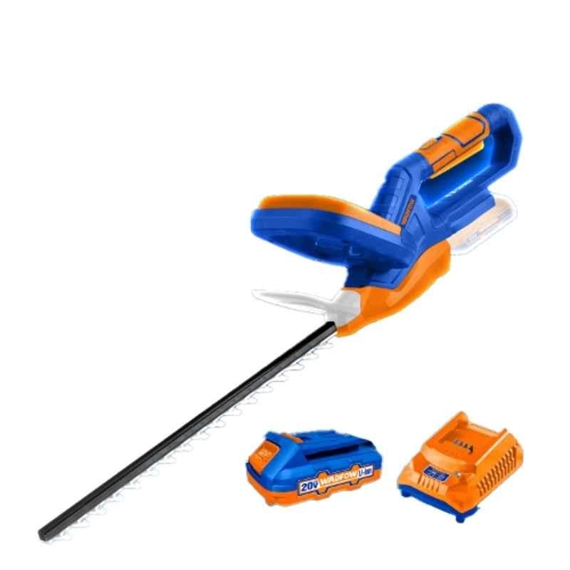 Wadfow 20V Lithium-Ion Hedge Trimmer with Battery & Charger, WLYP546