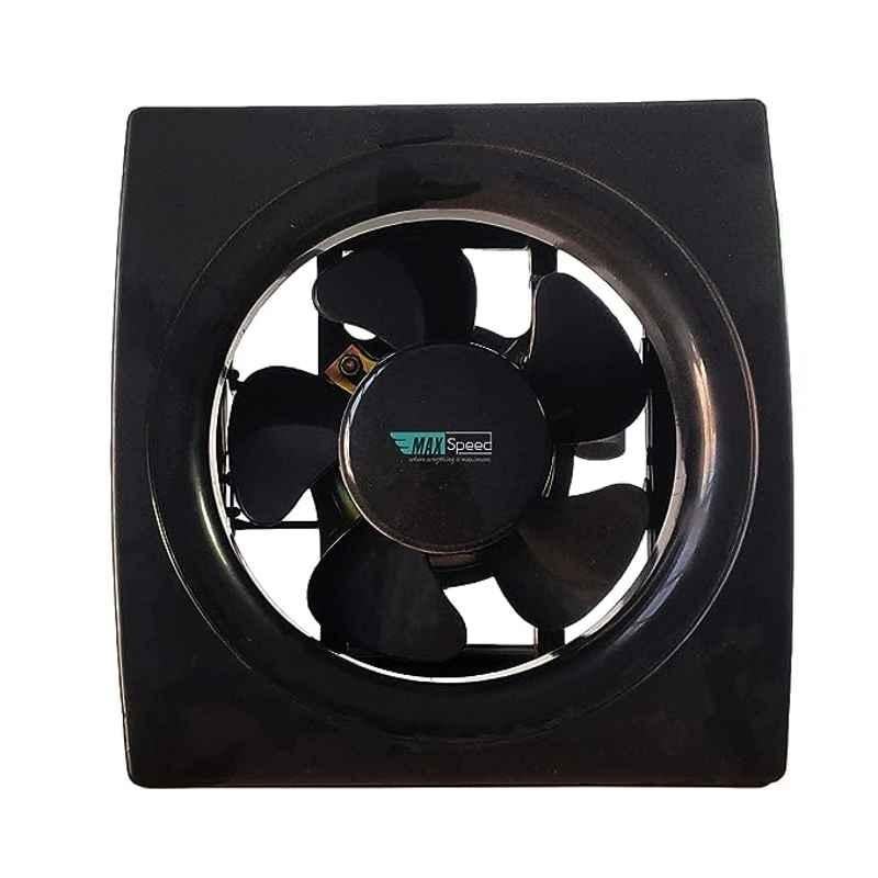 Max Speed 6 inch Black Ventilation Fan, Sweep: 150 mm