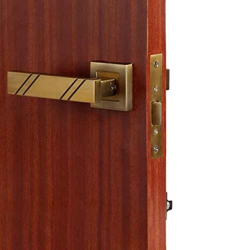 Saze Altis â€ŽStainless Steel 304 Matt Antique Finish Mortise Lock for Door with Bolt Latch & Pull Handle