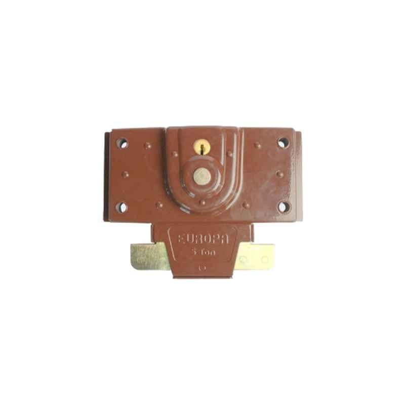Europa 12mm 14 Pin Powdered Brown Center Shutter Lock, S320