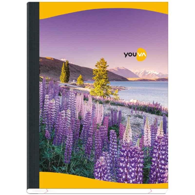 Navneet Youva Jumbo Size 172 Pages Assorted Design Tight Bind Single Line Notebook, 23156 (Pack of 12)