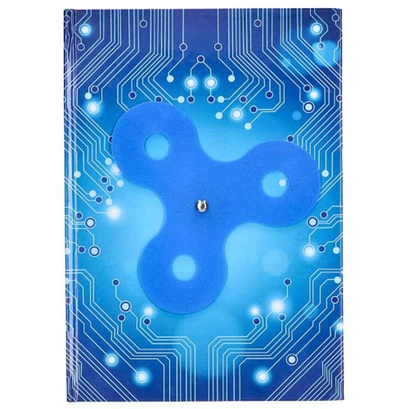 Navneet Spinner Youva A5 240 Pages Single Line Case Bound Notebook, 23879C
