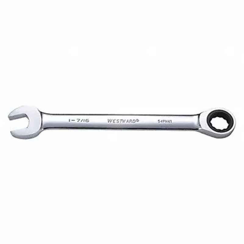 Westward 19-5/8 inch Alloy Steel Chrome Ratchet Wrench, 54PN41