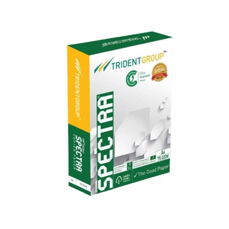 Trident Spectra A4 75 GSM 500 Sheets White Copier Paper (Pack of 10 Reams)