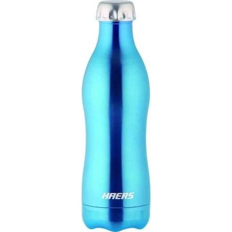 Haers 750ml Stainless Steel Blue Beverage Bottle, HKL-750WB-BLU (Pack of 3)