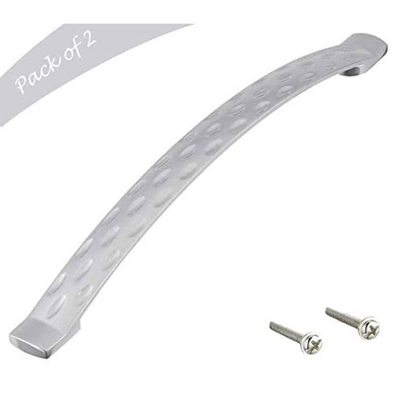 Aquieen 224mm Malleable Chrome Wardrobe Cabinet Pull Handle, KL-712-224-CP (Pack of 2)