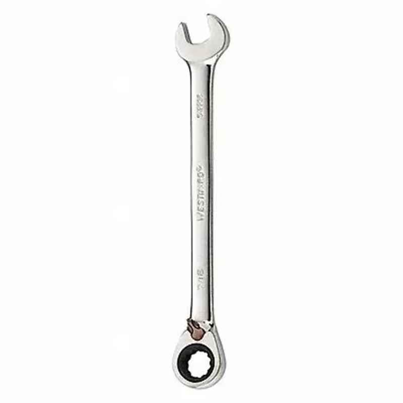 Westward 6-1/2 inch Alloy Steel Chrome Ratchet Wrench, 54PP36