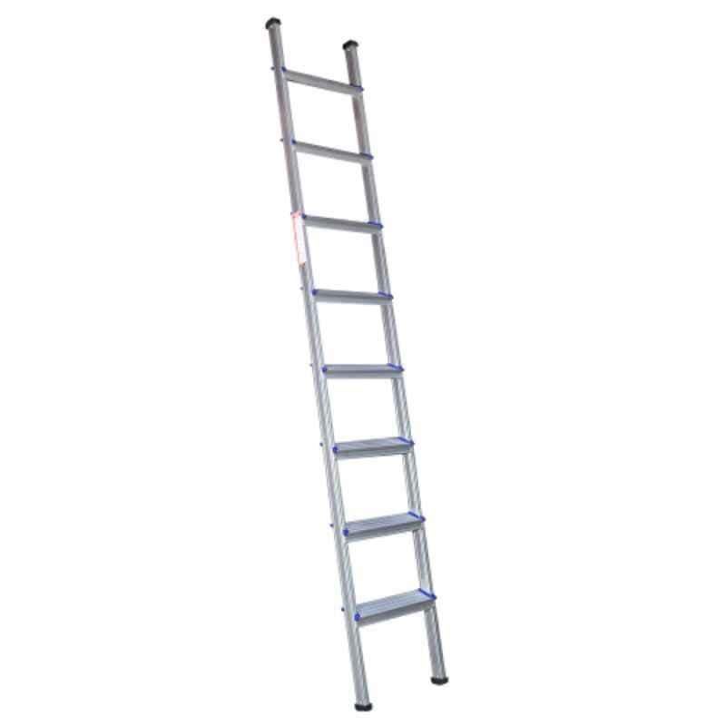 Rex 8 Steps Aluminium Wall Support Straight Ladder