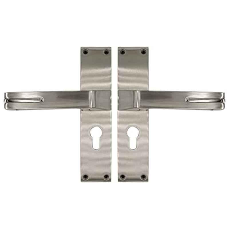 Link 8 inch Plate Zinc Mortise Door Lock Set with Cylinder for Both Side Key, 2020