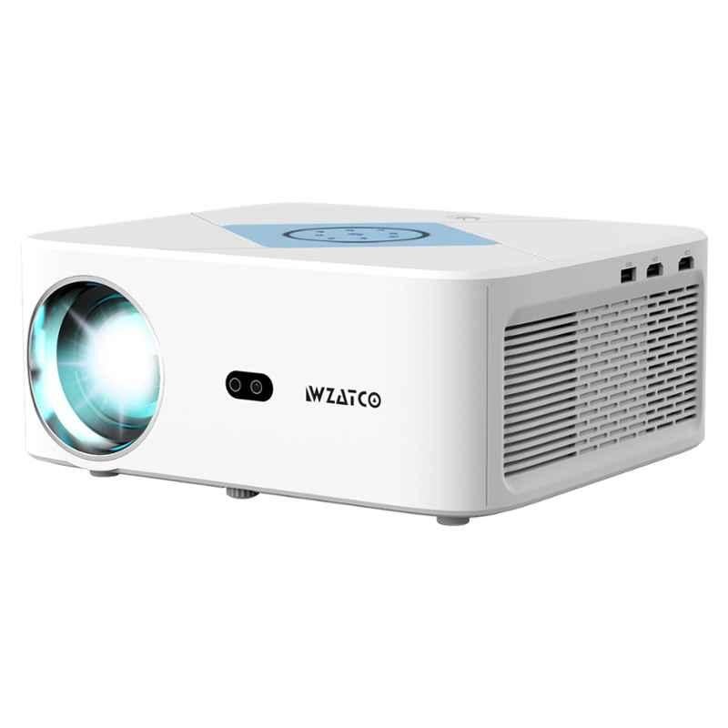 WZATCO Alpha 3 1080P Native Full HD with 4K Support, Android 9.0 Projector with 9600lm, Auto Focus & Auto Keystone, Dolby, HDMI ARC