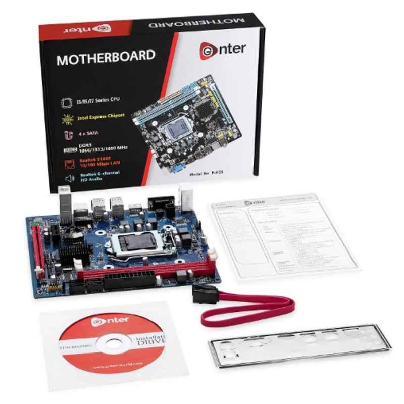 Enter E-H55 Intel Express Chipset DDR3 Motherboard