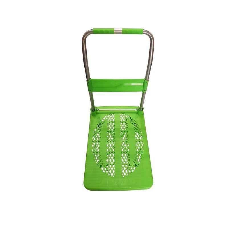 Bigapple 300kg Green ABS Foldable Single Platform Trolley, TRL-SPH-PL-300-GREEN