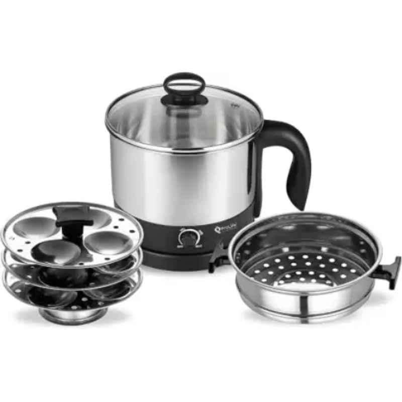 Prolife Maestro PKL Pro 1.5 Litre 1200W Silver Stainless Steel Multi Cooker Electric Kettle