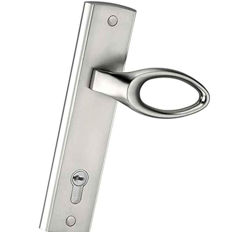 Bonus Comfy 2 65mm Brass Brush Steel One Side Key Mortice Lock Set