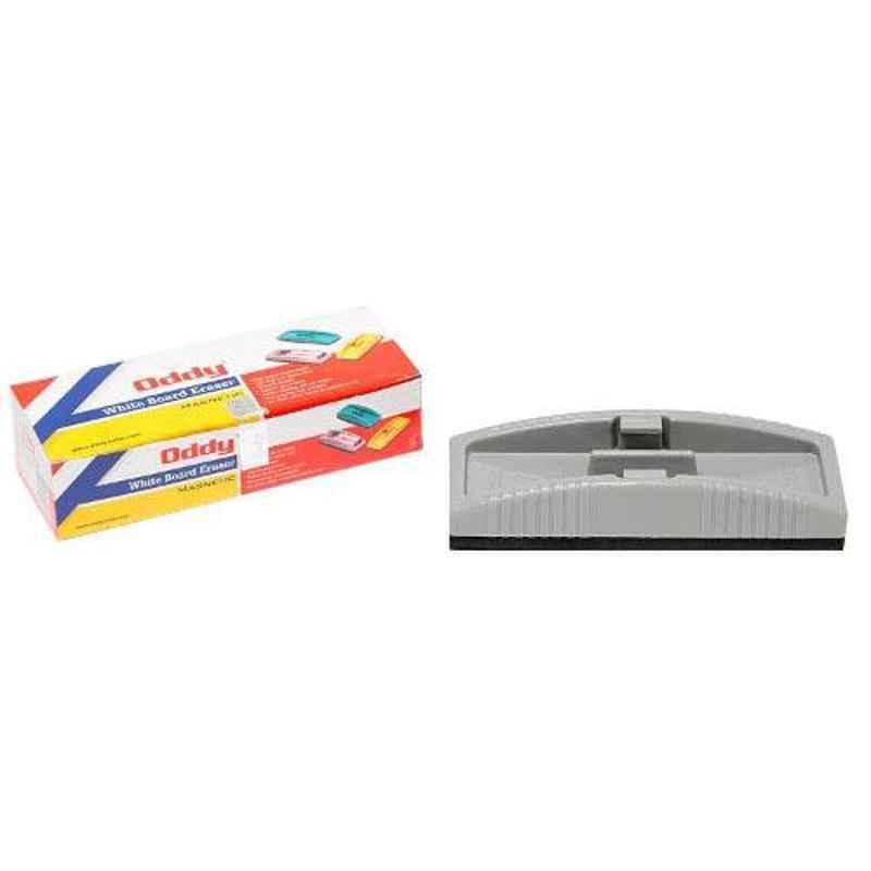 Oddy Magnetic White Board Eraser With Two Pen Holding Mould, WBE-101 M (Pack of 60)