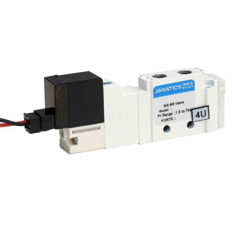 Janatics 5/2 Type M5 Single Solenoid Valve, DS253SR70-A2