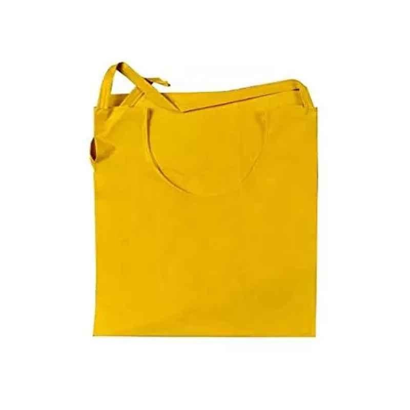 Brala PVC Yellow Waterproof & Dustproof Apron, Size: Free (Pack of 24)