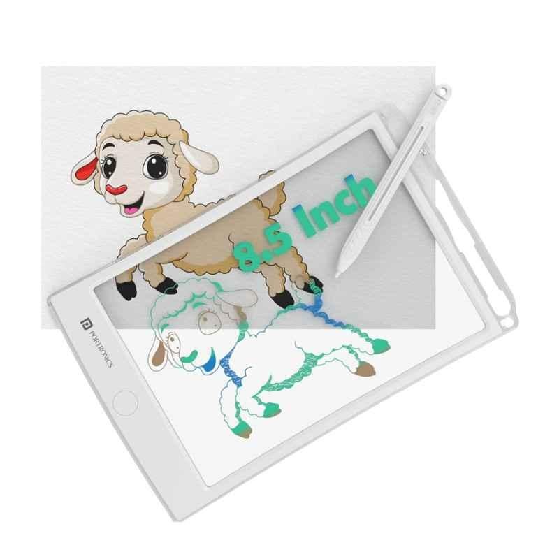 Portronics Ruffpad One White Transparent Multicolour LCD Writing Pad, POR 1787