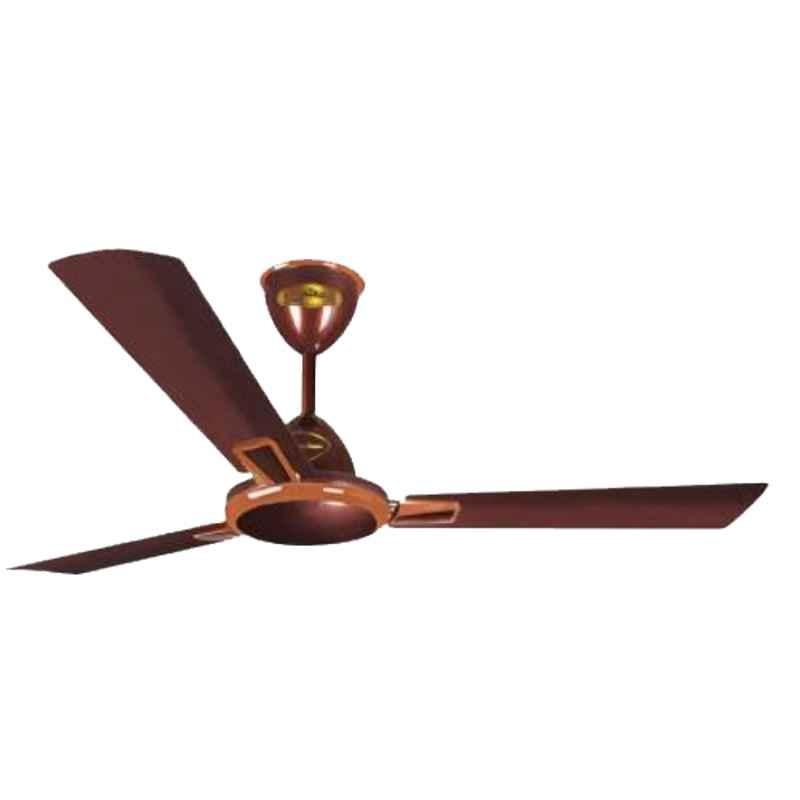 Khaitan Magma Premier 78W Metallic Dark Brown Ultra High Speed Ceiling Fan, Sweep: 1200 mm