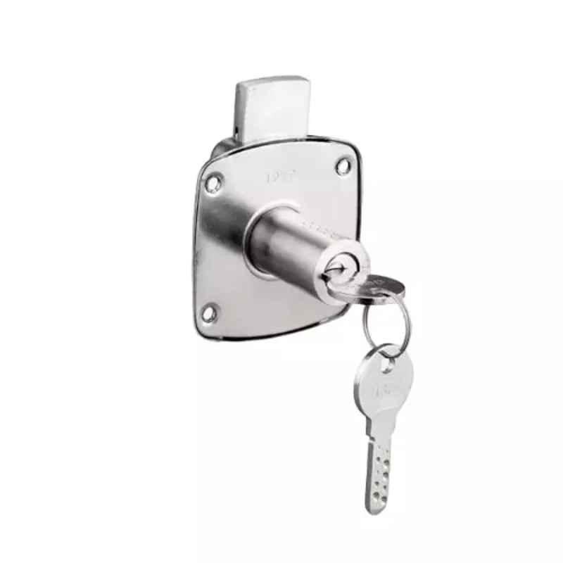 Dorset Secura 38mm Silver Satin Finish Stainless Steel Wardrobe Lock, AL402SS