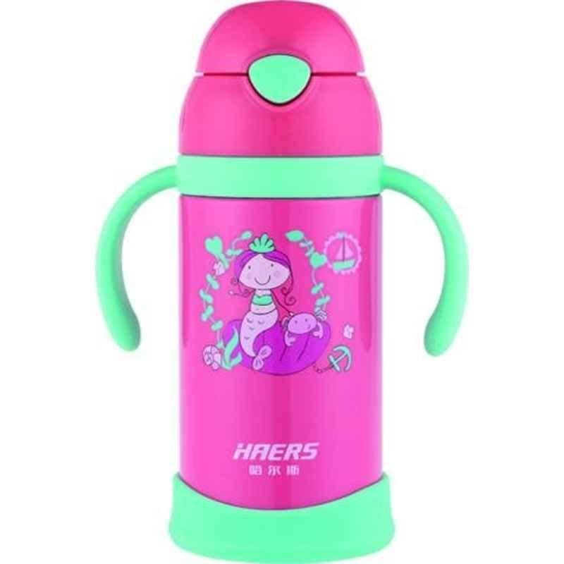 Haers 330ml Stainless Steel Red Kids Bottle, HX-330-9-RED (Pack of 3)