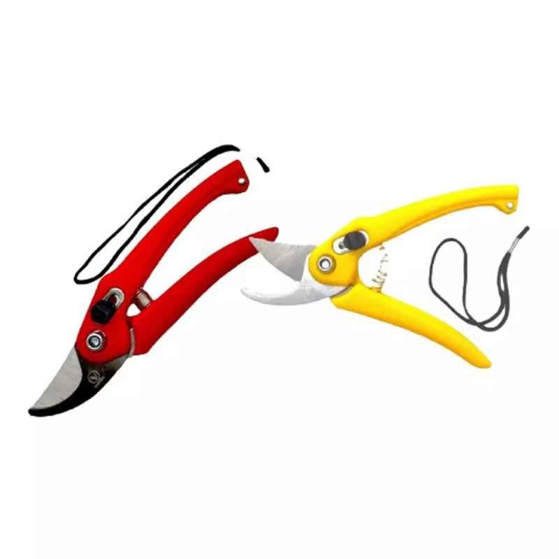Sky Blue 0.98 inch Iron Bypass Pruner, SBPRUNERMDX0183 (Pack of 2)