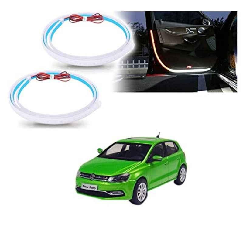 Kozdiko 2 Pcs 120cm Car Door Opening Warning LED Strips Safety Light Set for Volkswagen Polo Exquisite