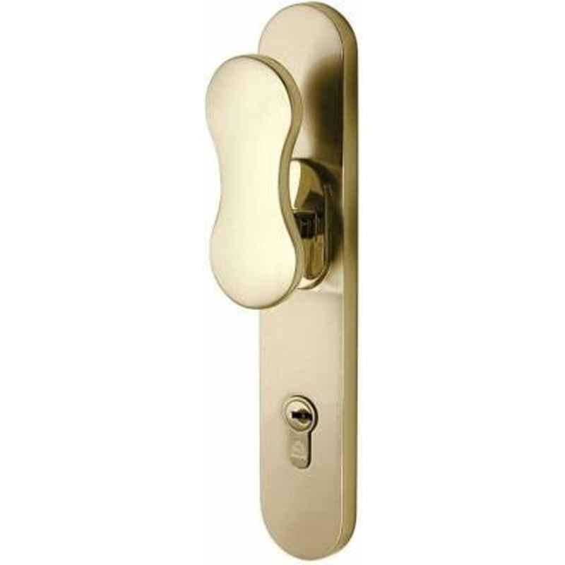 Bonus Pearl 75mm Brush Brass Bathroom Mortice Lock Set
