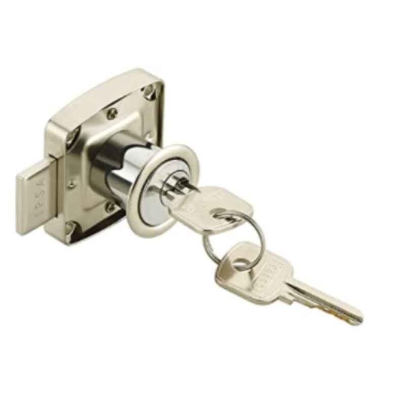 IPSA MPCY01 22mm Steel Multipurpose Furniture Drawer Cupboard Cabinet Lock with Key, 5819T (Pack of 2)