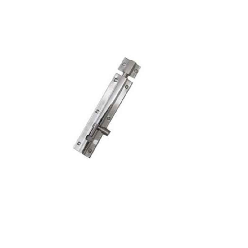 Smart Shophar 10 inch Stainless Steel Silver Premium Tower Bolt, 64952-SPTB-SS10 (Pack of 4)