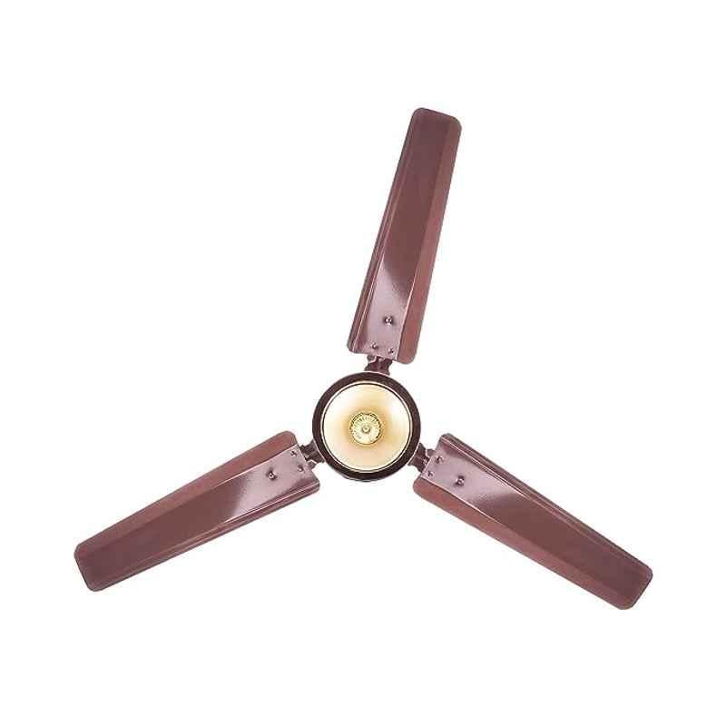 Max Speed Delight 68W Brown 3 Blade Ceiling Fan, Sweep: 1200 mm
