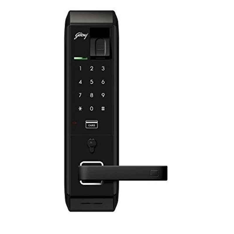 Godrej Black Finish Smart Biometric Advantis Door Lock, 4967