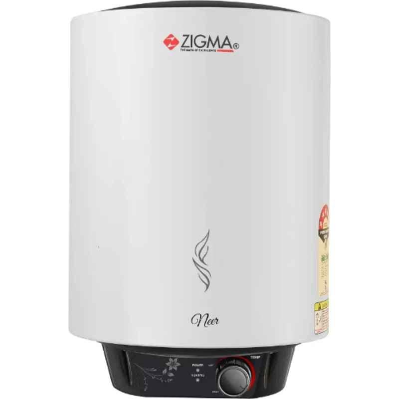 Zigma Neer 2000W 25 Litre Mild Steel Vertical Storage Water Geyser with Copper Element