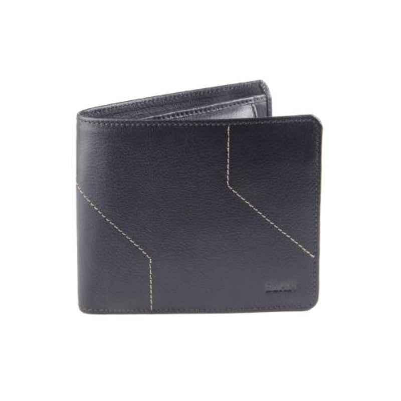 Elan Classic 11x2.5x9cm 5 Slot Blue Leather Bifold Coin Pouch Wallet, ECW-9602-BU